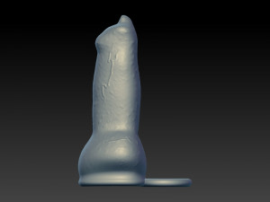 real dog shape penian sleeve Model Cetak 3D