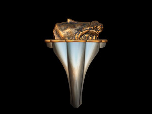cesar bronze silver ring 3D Baskı Modeli