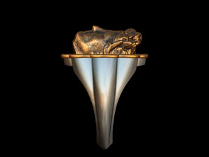 cesar bronze silver ring 3D Print Model