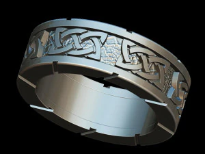 celtic ring 3D Print Model