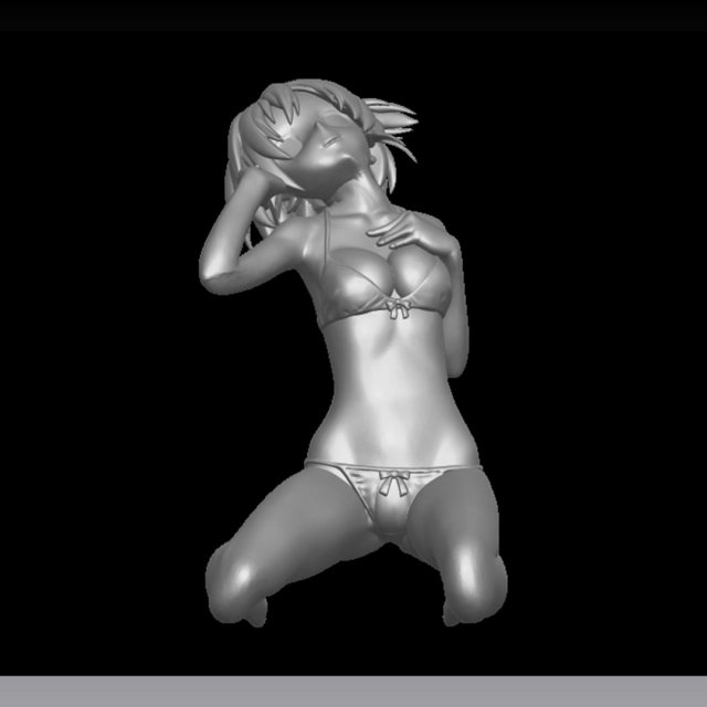 bikini anime 3D Принт Модель .c4d .max .obj .3ds .fbx .stl .blend 