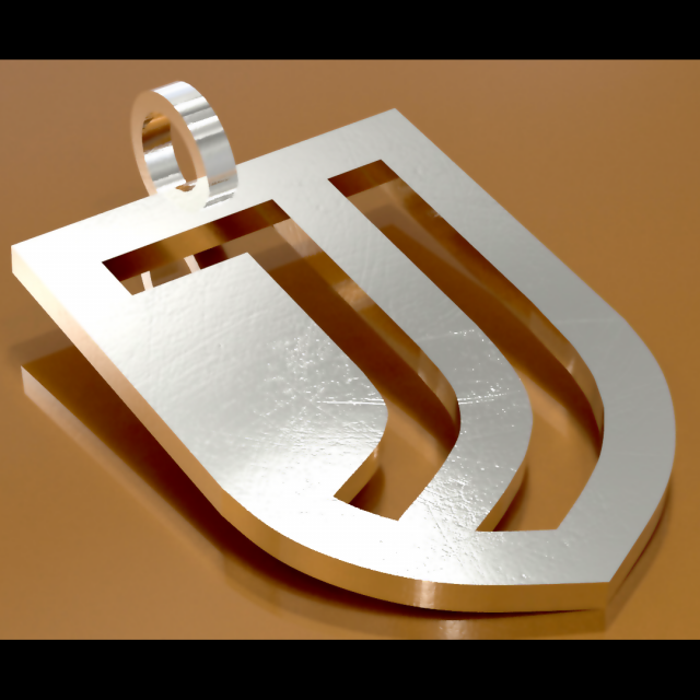 juve pendant 3Dプリントモデル .c4d .max .obj .3ds .fbx .stl .blend 