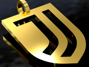 juve pendant 3Dプリントモデル