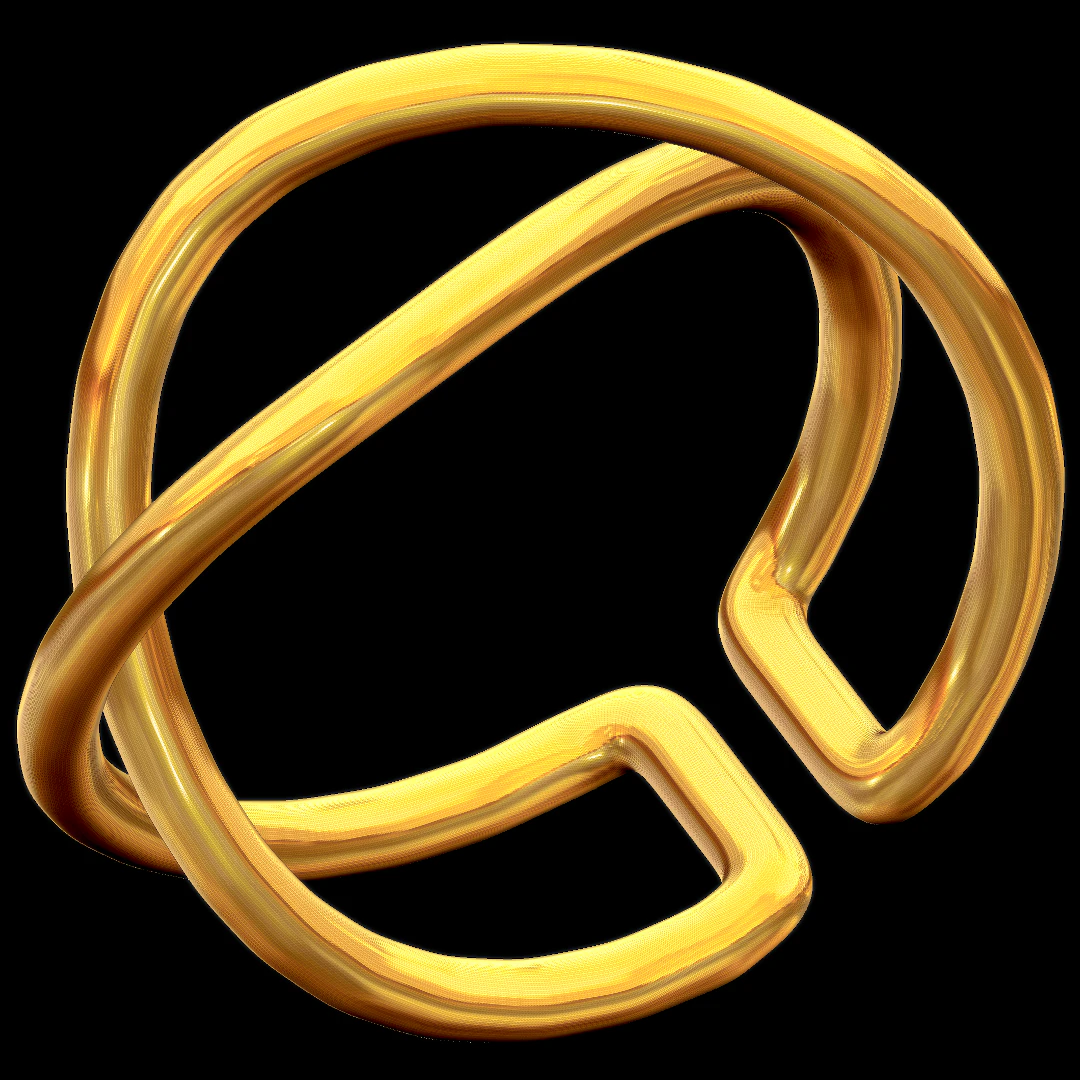 adjustable double twist ring 3D Print Model .c4d .max .obj .3ds .fbx .stl .blend 