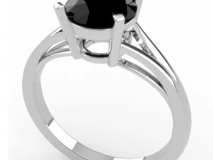 bague classique cathédrale fendue Modèles 3D en vedette