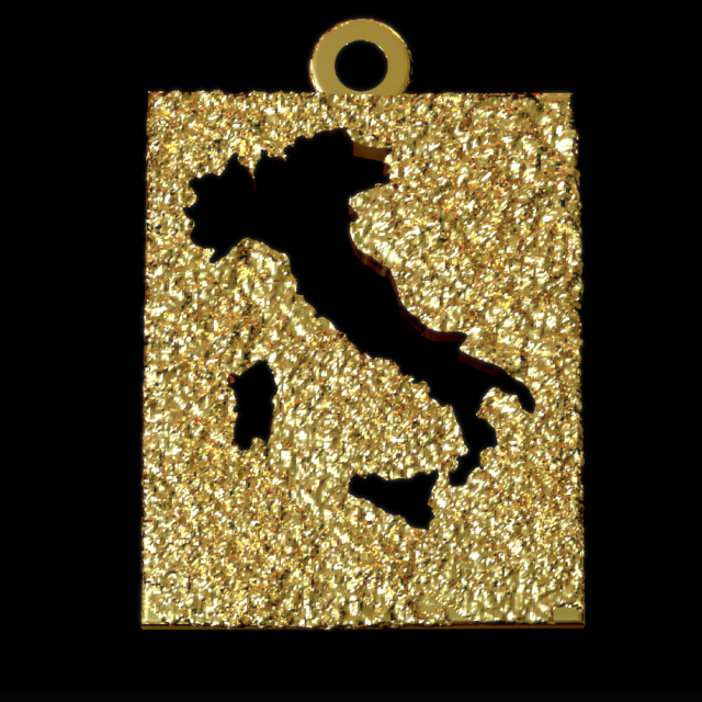 italy nugget ring 3D Baskı Modeli .c4d .max .obj .3ds .fbx .stl .blend