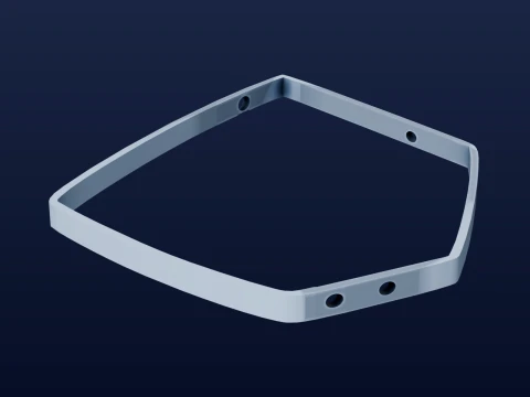 Ultra Modern Pendant Castable STL for Lost Wax Casting 3D Print Model
