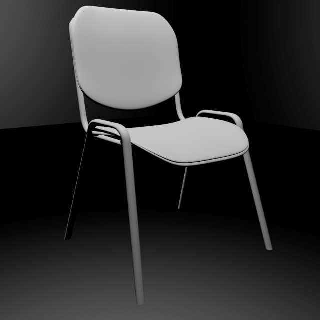 office chair 3D 模型 .c4d .max .obj .3ds .fbx .stl .blend