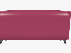realistic leather sofa 3Dモデル