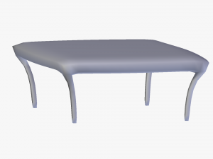 wooden table low poly 3Dモデル