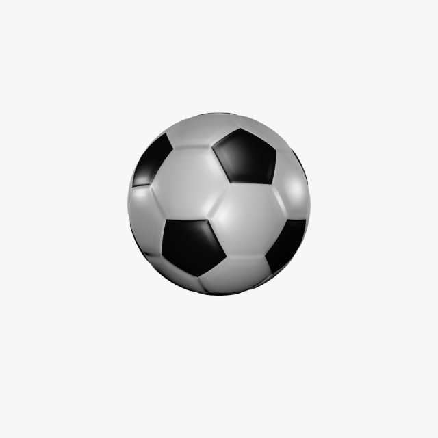 soccer ball 3D Model .c4d .max .obj .3ds .fbx .stl .blend