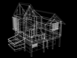 medieval house 4k 3D Model