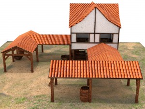 town center 4k 3D Model