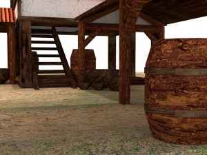 town center 4k 3D Model