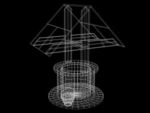 medieval well lowpoly vr - ar - low-poly 3D Model