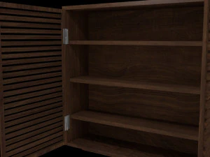 closet vr - ar - low-poly 3D Model