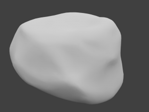 big rock low-poly 3Dモデル