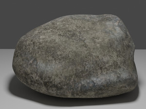 big rock low-poly 3Dモデル