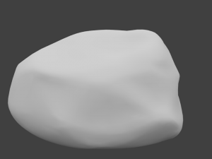 big rock low-poly 3Dモデル
