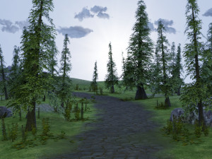 terrain 3D मॉडल