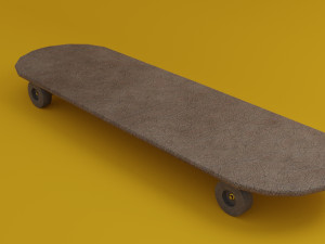 skateboard vr - ar - low-poly 3D Model