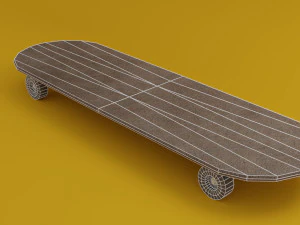 skateboard vr - ar - low-poly 3D Model