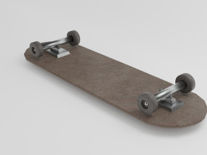 skateboard vr - ar - low-poly Modèle 3D