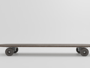 skateboard vr - ar - low-poly Modèle 3D
