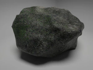 realistic rock vr - ar - low-poly 3D Model