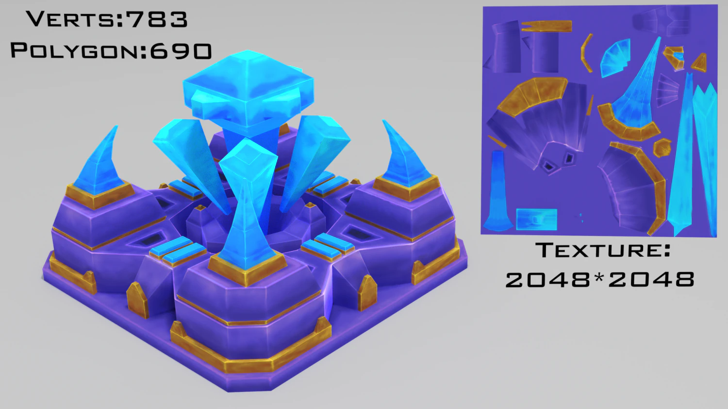 stylized base nexus 3D Model .c4d .max .obj .3ds .fbx .stl .blend
