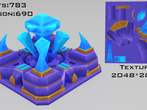 stylized base nexus 3D Model