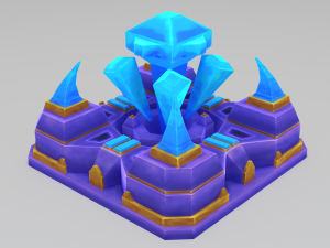 stylized base nexus 3D 모델