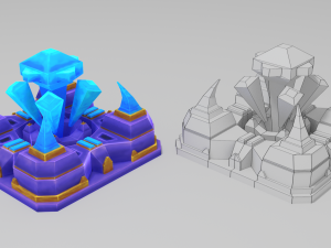stylized base nexus 3D 모델