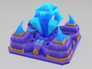 stylized base nexus 3D 모델