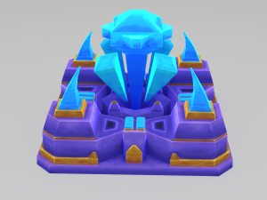 stylized base nexus 3D 모델