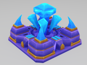 stylized base nexus 3D 모델