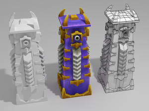 guard tower turret 3Dモデル