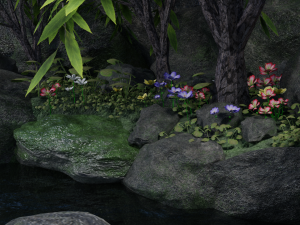 river scene Model 3D