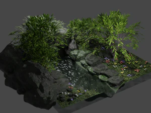 river scene 3D Model