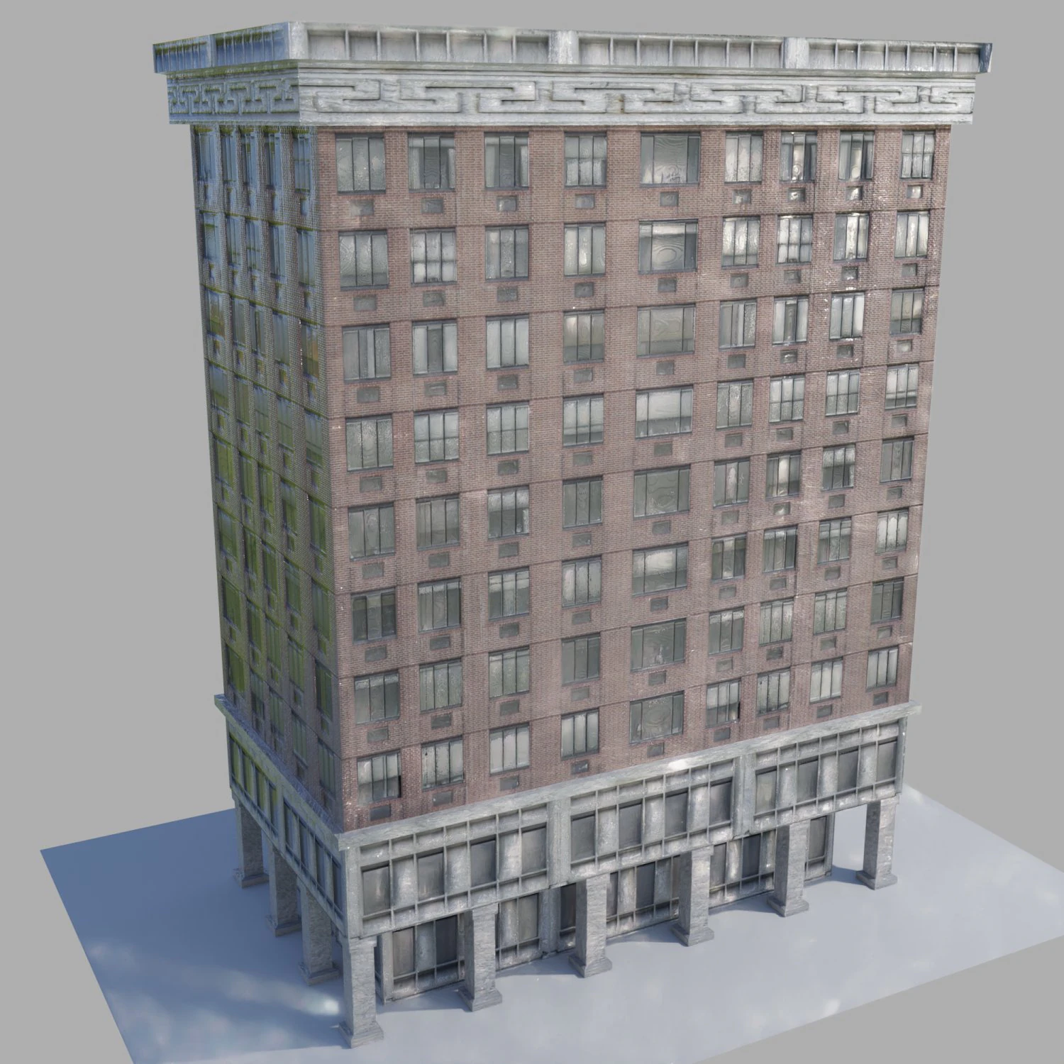 realistic building 3D Model .c4d .max .obj .3ds .fbx .stl .blend