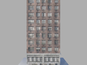 realistic building 3Dモデル
