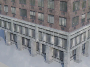 realistic building 3D Model
