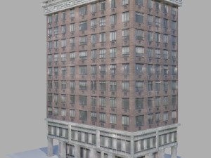 realistic building 3Dモデル