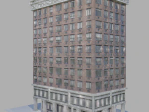 realistic building 3D Model