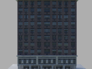 realistic building 3Dモデル