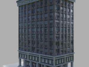 realistic building 3Dモデル