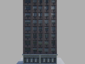 realistic building 3Dモデル