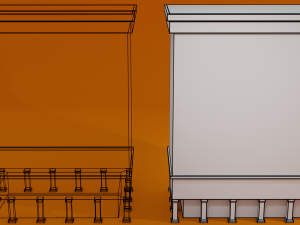 realistic building 3Dモデル