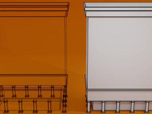 realistic building 3D Model