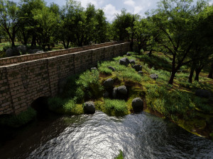 bridge scene Modelo 3D